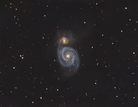 M51 The Whirlpool Galaxy This Is A Pair Of Interacting G Flickr