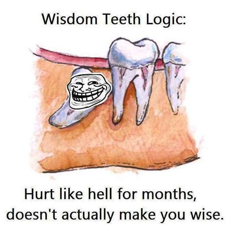 Funny Wisdom Teeth Photos To Share With Someone After Surgery Wisdom Teeth Sensitive Teeth