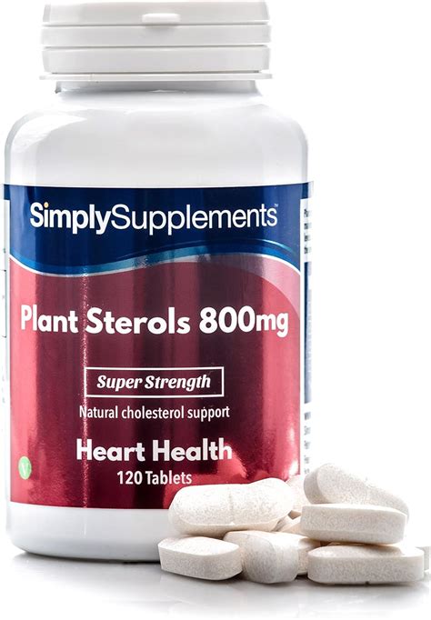 Plant Sterols 800mg 120 Tablets 4 Month Supply Potent One A Day