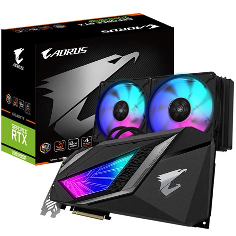 AORUS GeForce RTX 2080 SUPER WATERFORCE 8G Gallery Graphics Card