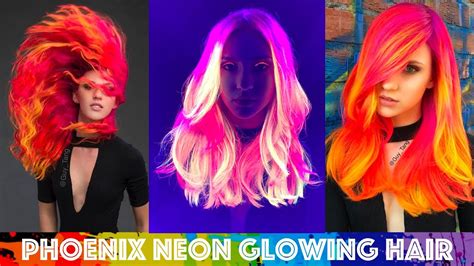 Phoenix Neon Glowing Hair Youtube