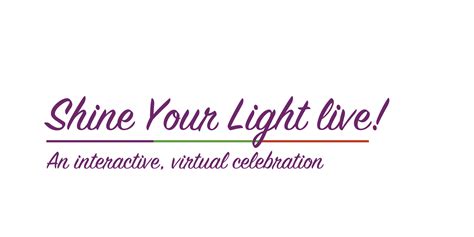 One Week Left To Register For Shine Your Light Live — Sojourner