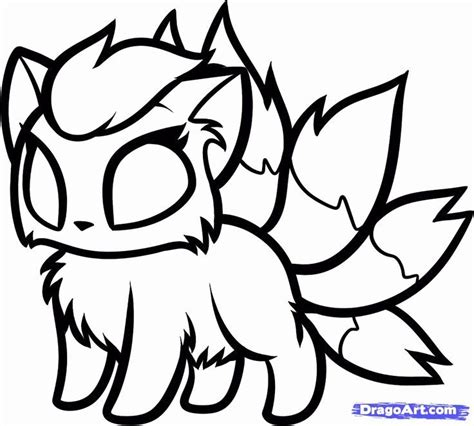 Cute Kawaii Animals Coloring Pages Fox Coloring Pages