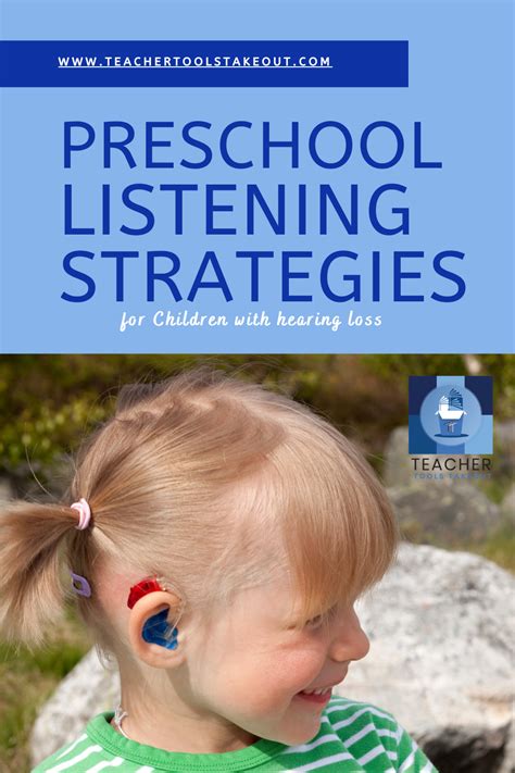 Preschool Listening Strategies Artofit
