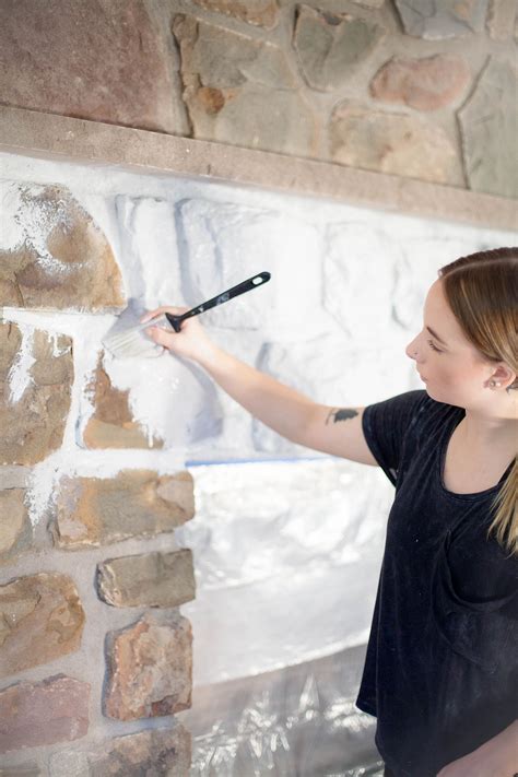 The river rock fireplace designs featured here are among the best of the best, with a nearly limitless array of rock sizes and colors used to create a multitude of unique and artistic designs! How To Whitewash A Stone Fireplace - Coffee With Summer ...