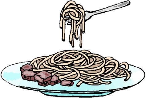 Plate Of Spaghetti Clipart Free Download On Clipartmag