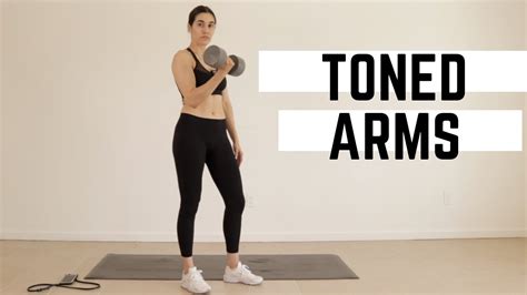 Slimmer Arms In 2 Weeks No Equipment Arm Workout Youtube