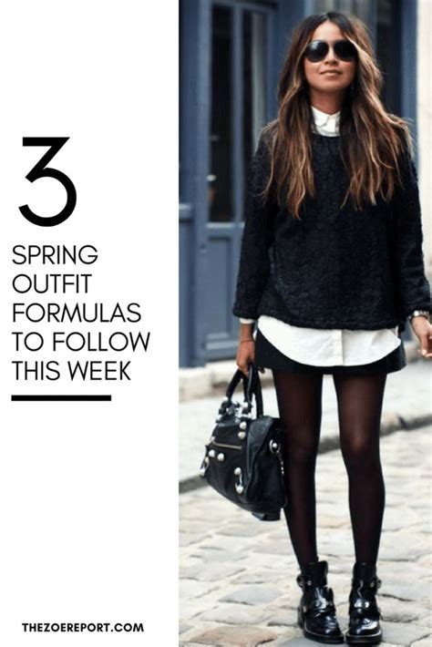 The 3 Spring Outfit Formulas That Will Get You Through The Week