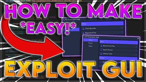 How To Make A Roblox Script Gui For Exploiting