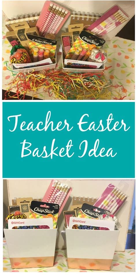 Egg hunt ideas for preschoolers. Teacher Easter Basket Idea - Frugal Finds During Naptime ...