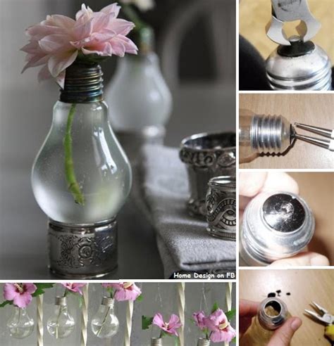 Diy Project Recycled Light Bulbs