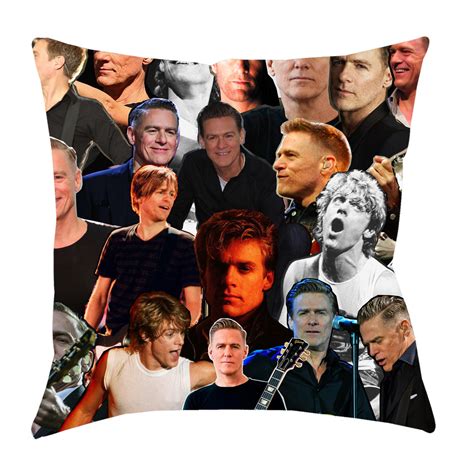 Bryan Adams Photo Collage Pillowcase