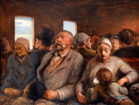 Honore Daumier Third Class Carriage 1858 At The Legion Of Honor Fine Arts Museums Of San