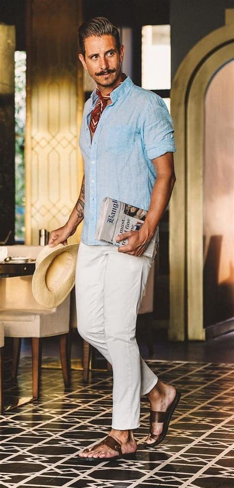 Coolest Linen Outfits To Beat The Heat This Summer Mens Linen