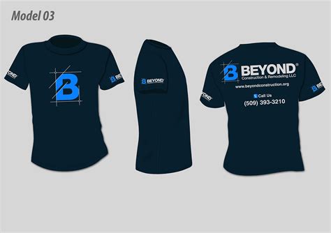 Bold Serious Contractor T Shirt Design For Beyond Construction