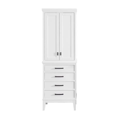 Short on storage space in small bathrooms? Avanity Madison 24 in. W x 71 in. H x 16 in. D Bathroom ...
