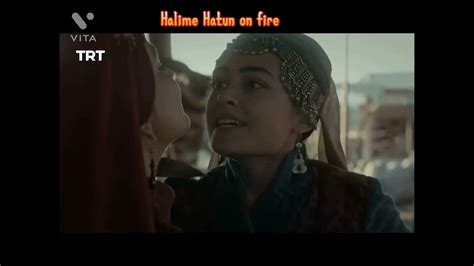 Halime Sultan On Fire 🔥 Halime Sultan And Aslihan Hatun Fight Kayi