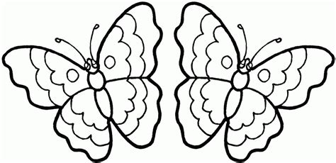 Butterfly of beautiful open wings. Butterfly Coloring Pages Preschool - Coloring Home