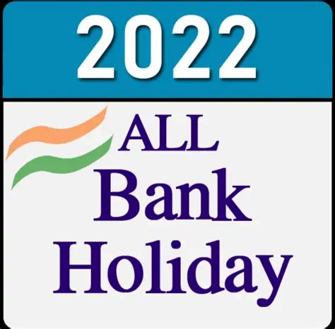 Bank Holidays In 2022 In India