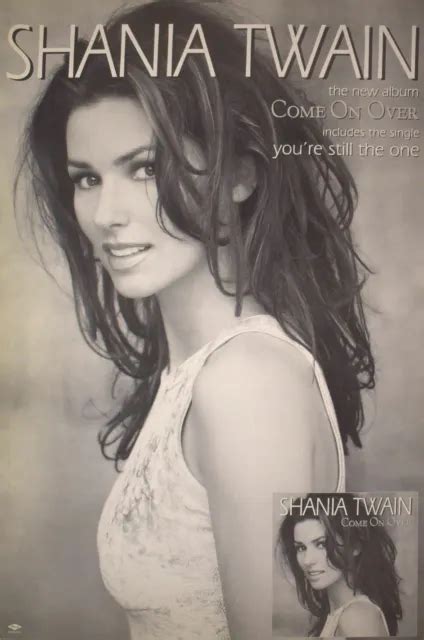 Shania Twain Come On Over Album Promo Reproduction Poster X