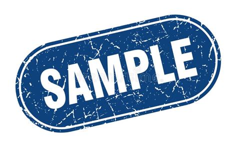 Sample Sign Sample Grunge Stamp Stock Vector Illustration Of Square