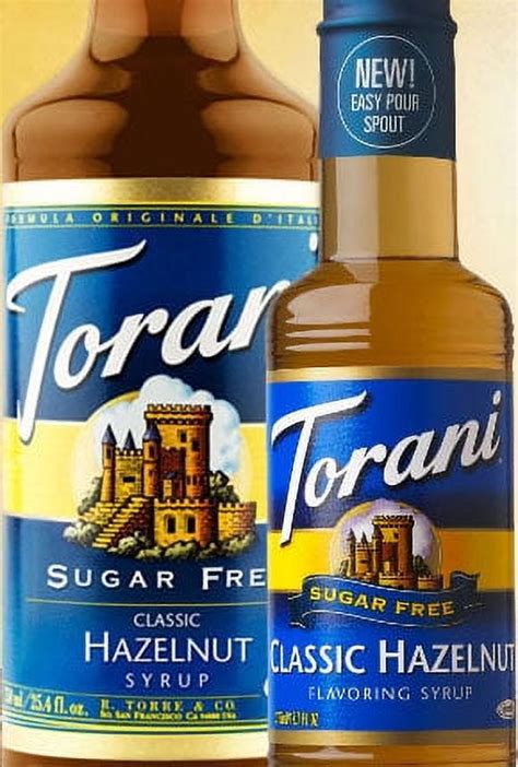 Torani Sugar Free Classic Hazelnut Syrup Ml Walmart Com