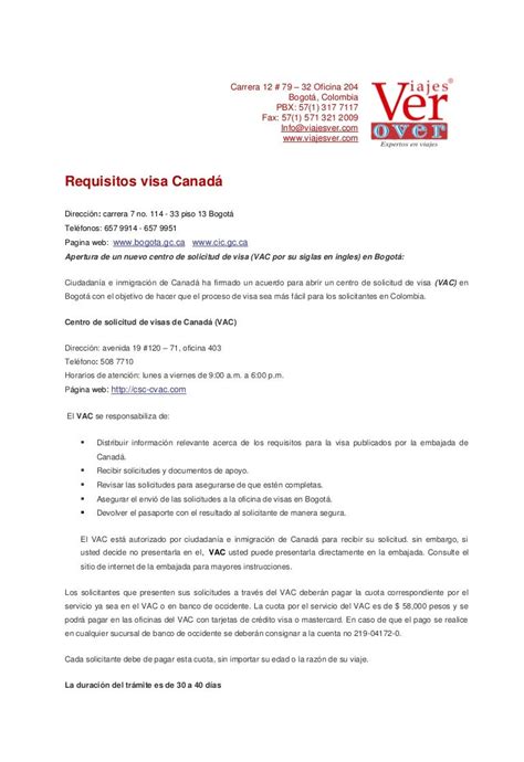 Modelo Carta De Invitacion Para Visa Canadiense Modelo De Informe Kulturaupice Kulturaupice