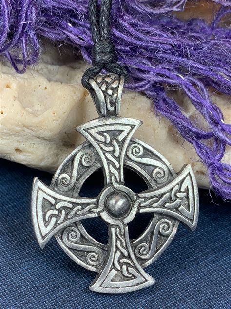 Celtic Cross Necklace Ireland T Irish Jewelry Destiny Knot Cross