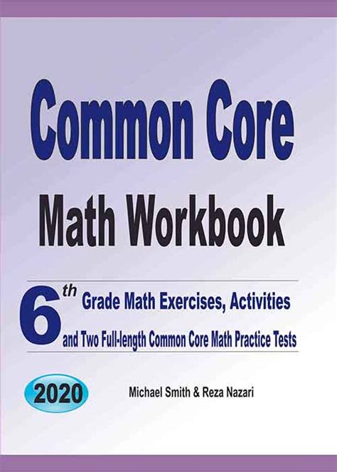 Common Core Math Workbook 6th Grade Math Exercises Activities And