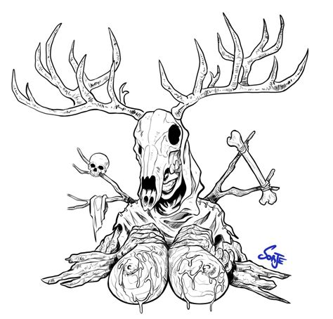 rule 34 antlers areolae bone cd projekt red cloth cum cum on breasts hands on breasts hood