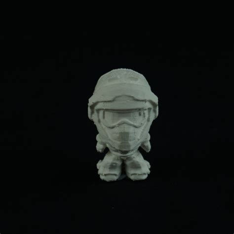 3d Printable Gears Of War Cog Chibi By Martyn Welbourn