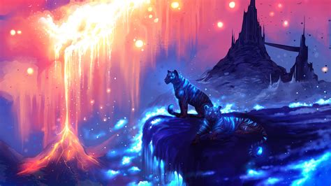 Tigers Fantasy Art 4k 2538 Fantasy Landscape Tiger Art Fantasy Art