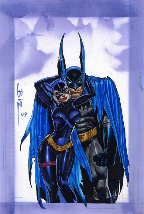 Simon Bisley Art Batman And Catwoman Painting Sold Comic Art Simon