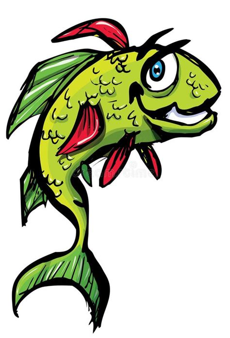 Fish Cartoon Character Stock Vector Illustration Of Fish 28381707