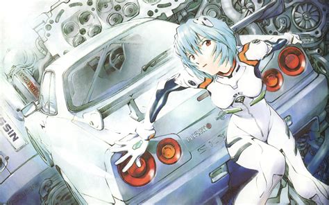 Makinami Illustrious Genesis 2k Neon Anime Art Evas Ayanami Rei