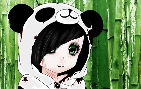 Hard Panda Girl By Skye Lp On Deviantart