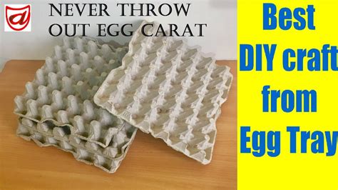 Best Diy Craft From Waste Egg Tray Home Decor Craft