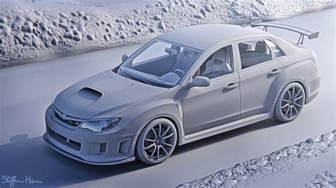 Beast In The Snow Subaru Wrx Sti Finished Projects Blender