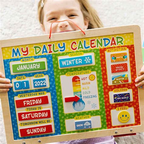 Magnetic Daily Calendar Printable Calendar