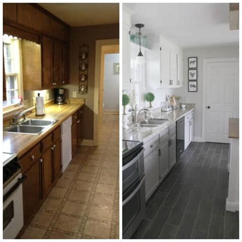 Before And After Farmhouse Kitchen Renovation Amazadesign