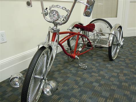 Custom Chrome Lowrider 3 Wheel Tricycle Trike Bike Bicycle Cruiser Show
