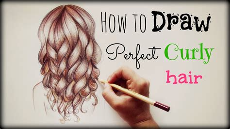 Drawing Tutorial How To Draw And Color Perfect Curly Hair