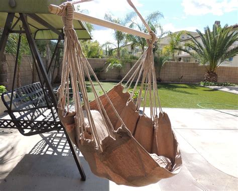 Hammock swing chairs which are also called hung from above offers a traditional touch with comfortable seating that users can sink in and sway anywhere at anytime. Hammock Chair Hanging Rope Chair Porch Swing Outdoor ...