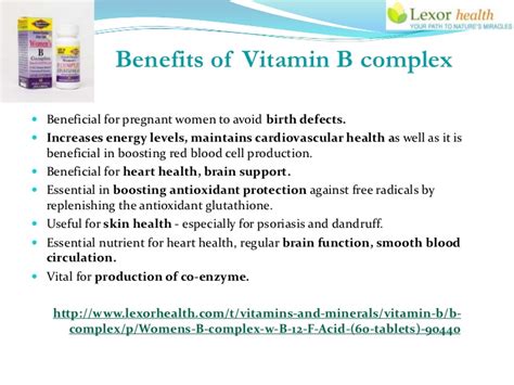 B complex vitamins are supplements that combine eight b vitamins in one pill. Womens B complex Supplements Lexor Health