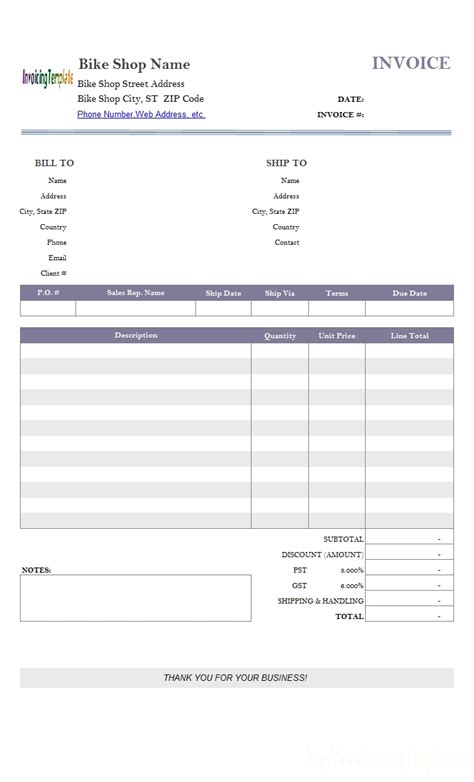 Gst Invoice Format For Interior Work Sample Invoice Template Ideas