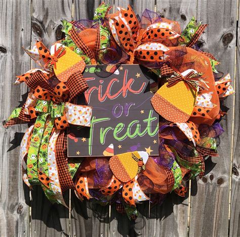 This item is unavailable | Etsy | Halloween wreath, Fall thanksgiving wreaths, Halloween deco mesh