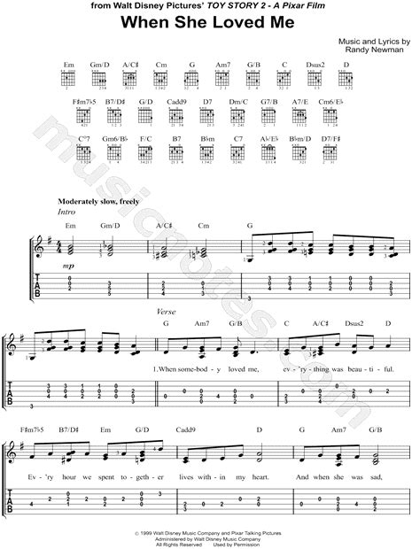 Learn how to play your favorite songs with ultimate guitar huge database. Sarah McLachlan "When She Loved Me" Guitar Tab in G Major ...