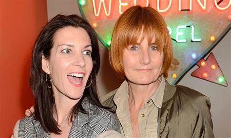 mary portas enjoys night out with wife melanie rickey at the falling screening daily mail online