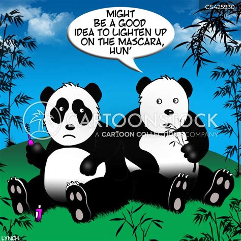 Panda Eyes Cartoons And Comics Funny Pictures From Cartoonstock