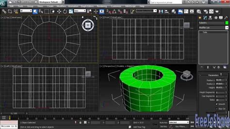 How To Create Standard 3d Object Tutorial Autodesk 3ds Max 2013 Youtube